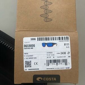 Costa Del Mar Blue Mirror Glasses